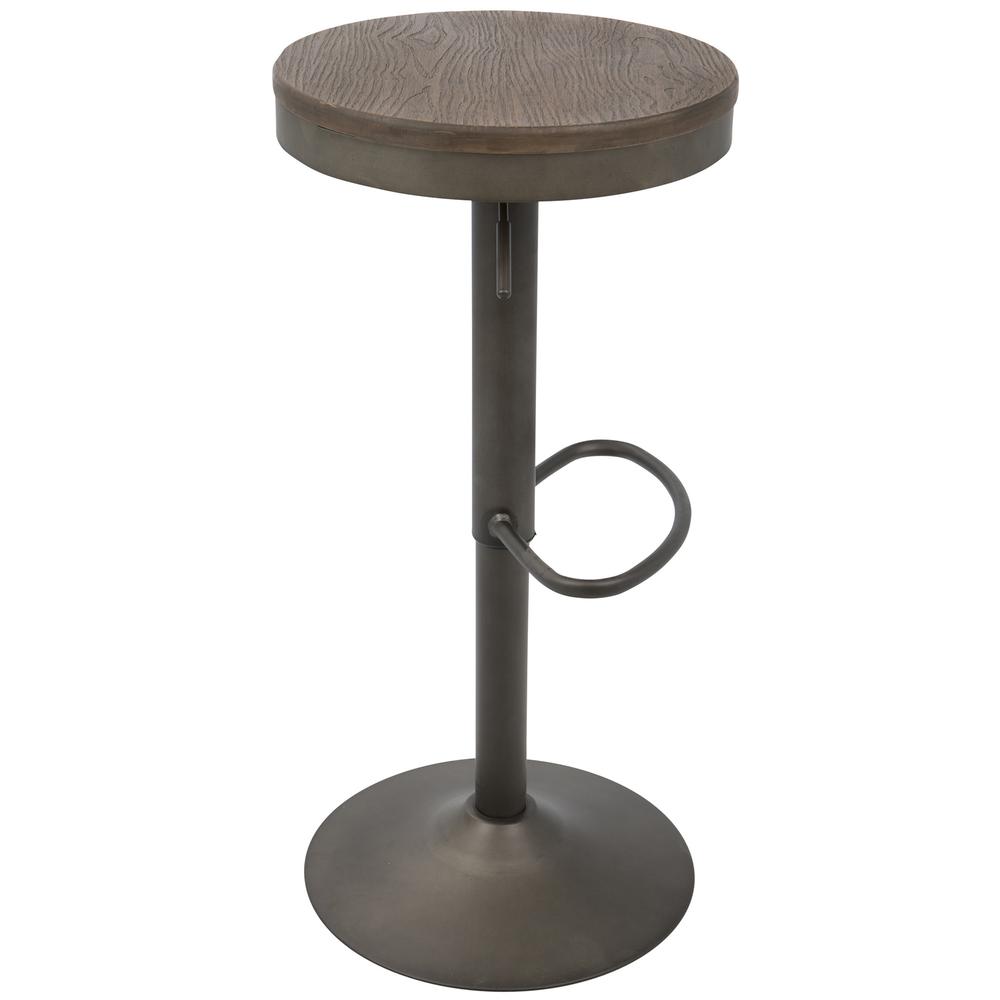 Antique, Brown Dakota Barstool - Set of 2. Picture 3