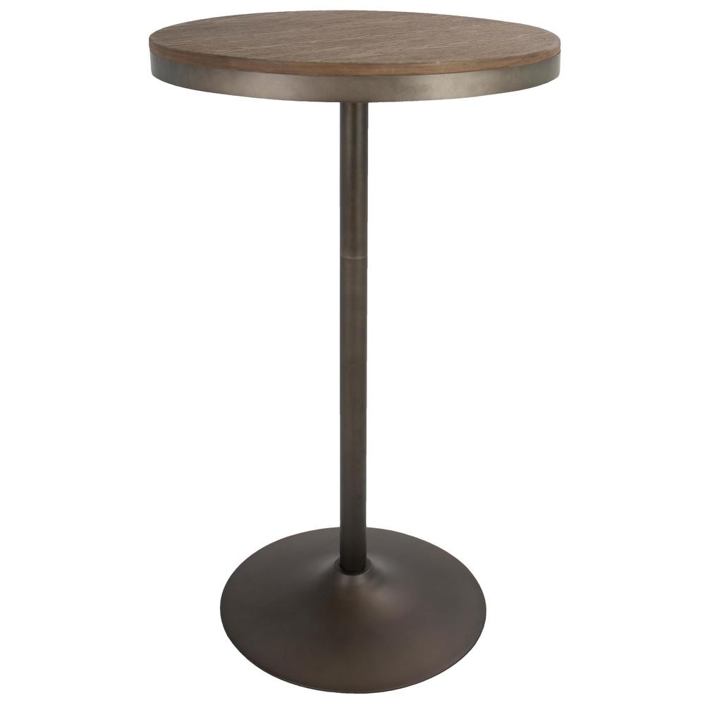 Antique, Brown Dakota Bar Table. Picture 1