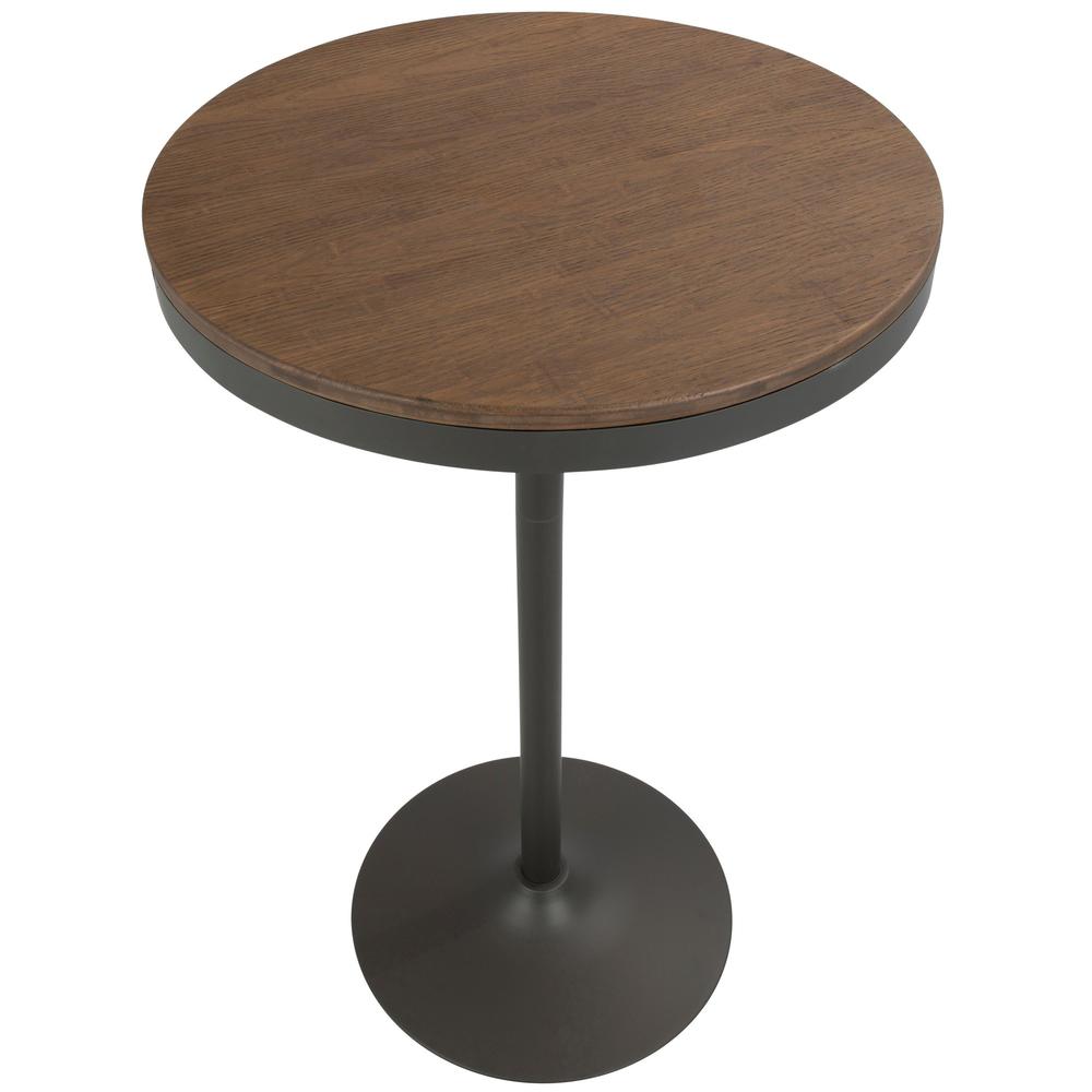 Grey, Brown Dakota Bar Table. Picture 2