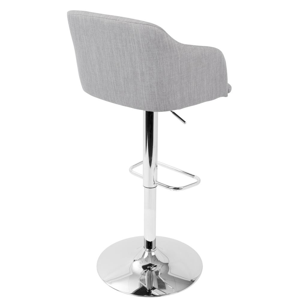 Light Grey Daniella Barstool. Picture 3