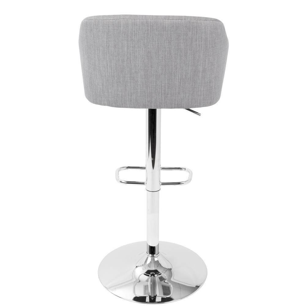 Light Grey Daniella Barstool. Picture 4