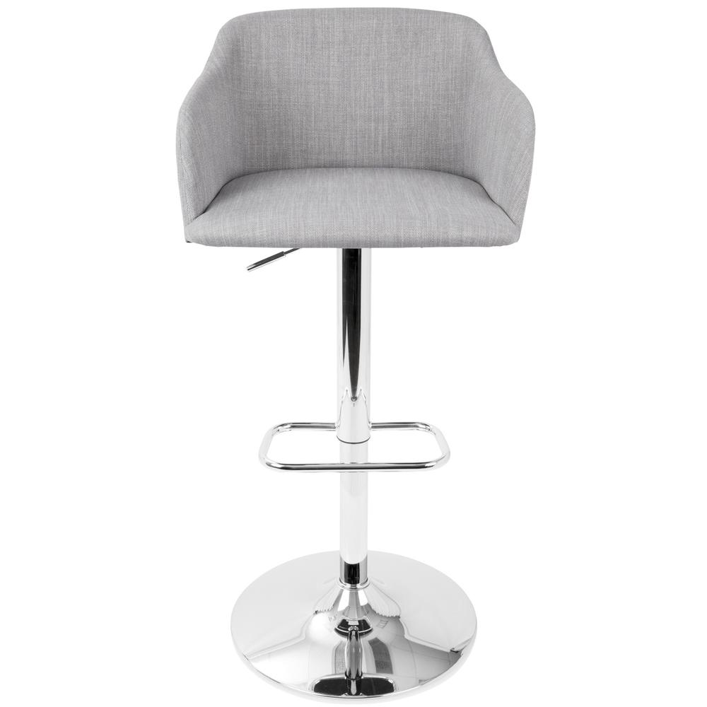 Light Grey Daniella Barstool. Picture 5