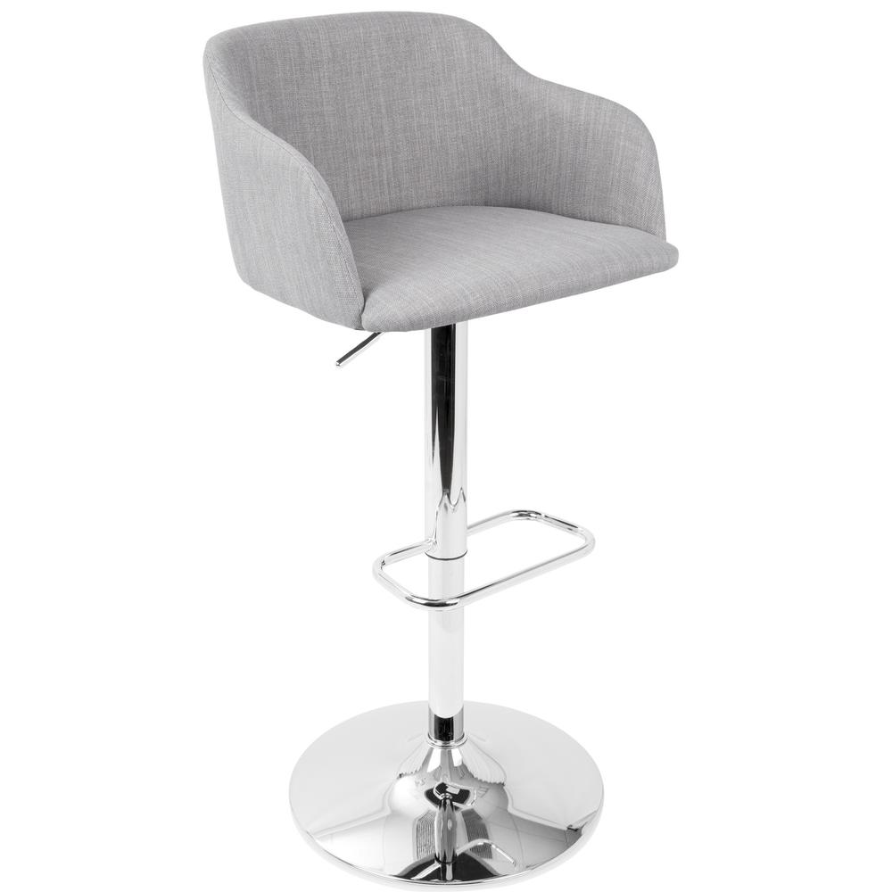 Light Grey Daniella Barstool. Picture 1
