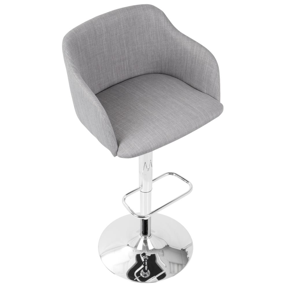 Light Grey Daniella Barstool. Picture 6