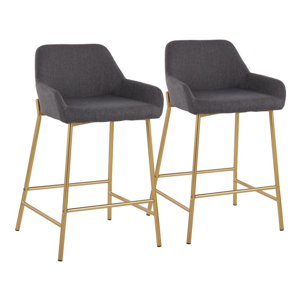 Daniella Fixed-Height Counter Stool - Set of 2. Picture 1