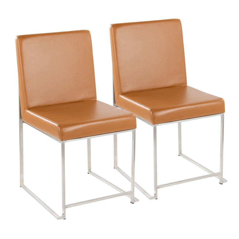 High Back Fuji Dining Chair - Set of 2. Picture 1