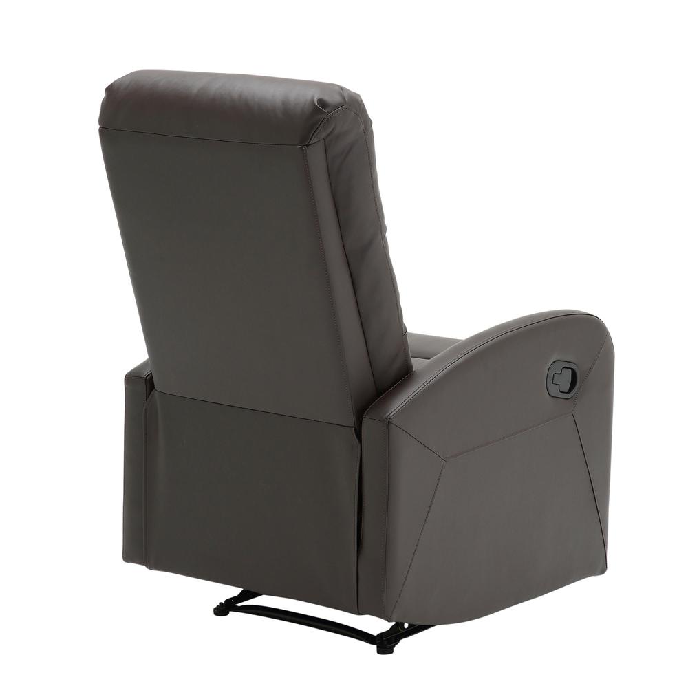 Brown PU Dormi Recliner Chair. Picture 3