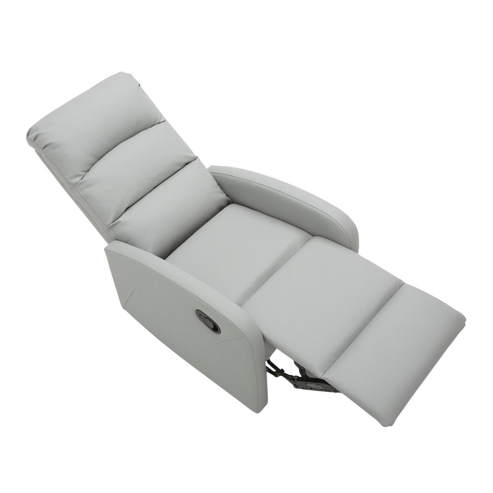 Light Grey PU Dormi Recliner Chair. Picture 7