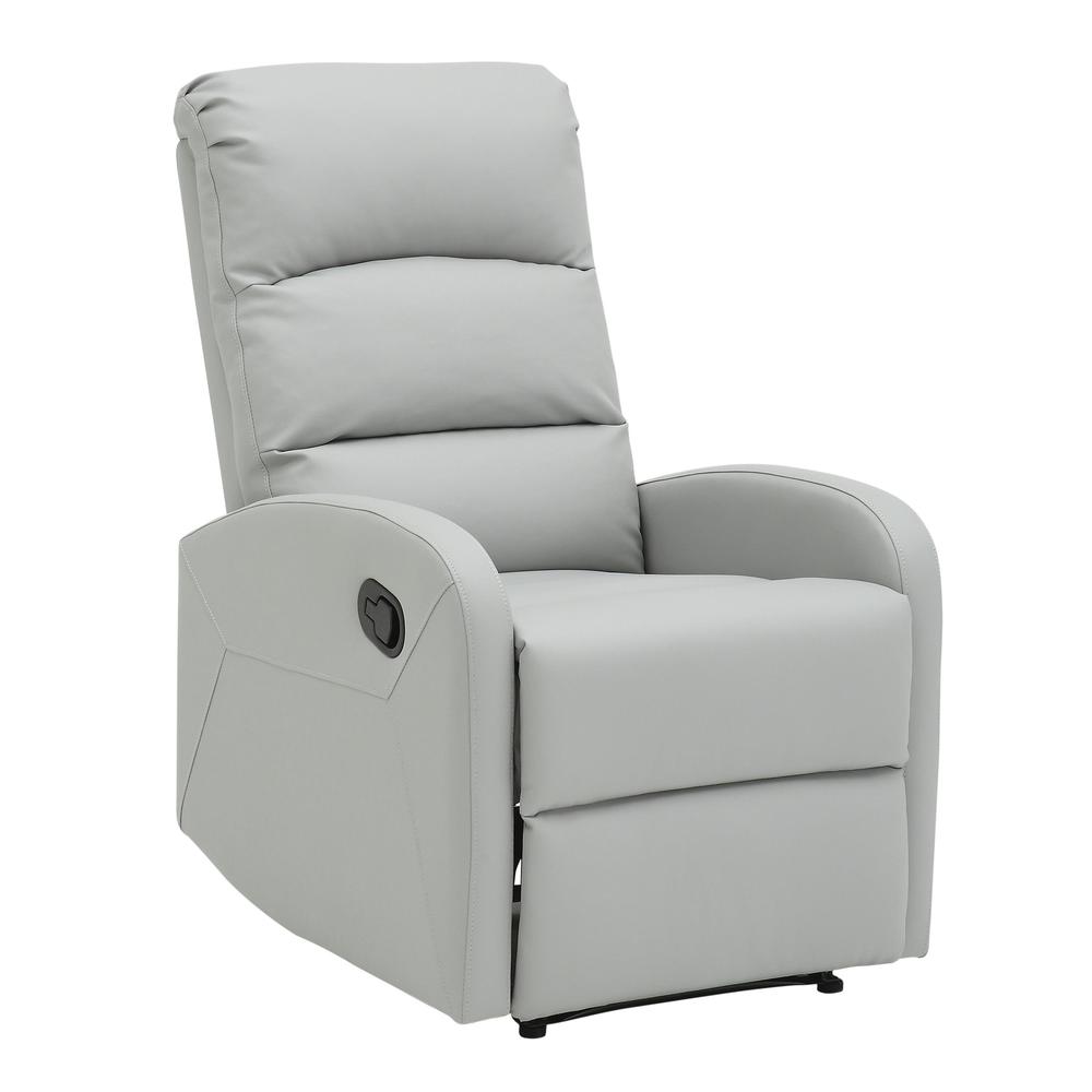 Light Grey PU Dormi Recliner Chair. Picture 1