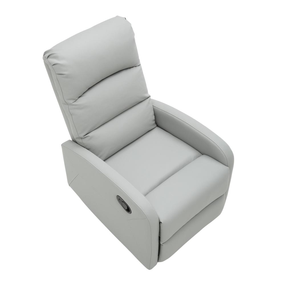 Light Grey PU Dormi Recliner Chair. Picture 6