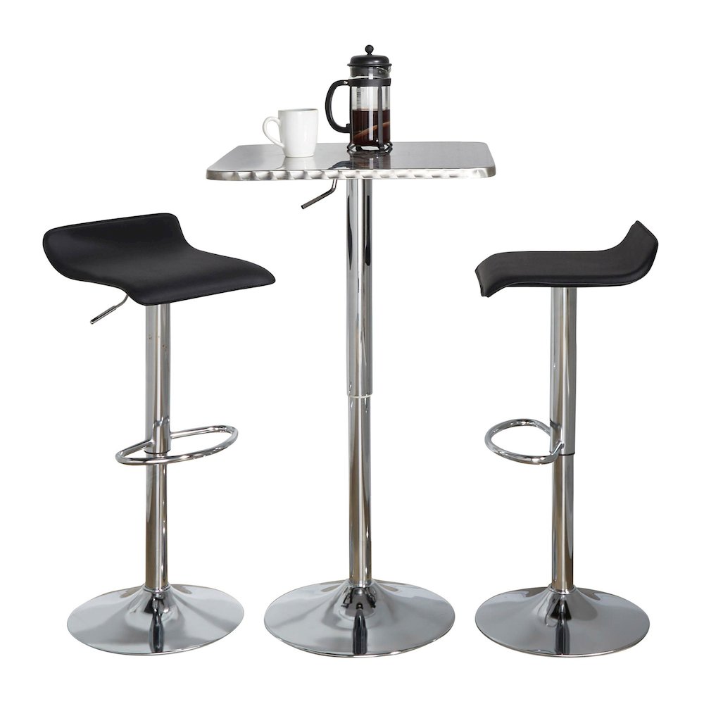 Bistro Square-Ale Bar Set - 3 Piece. Picture 1