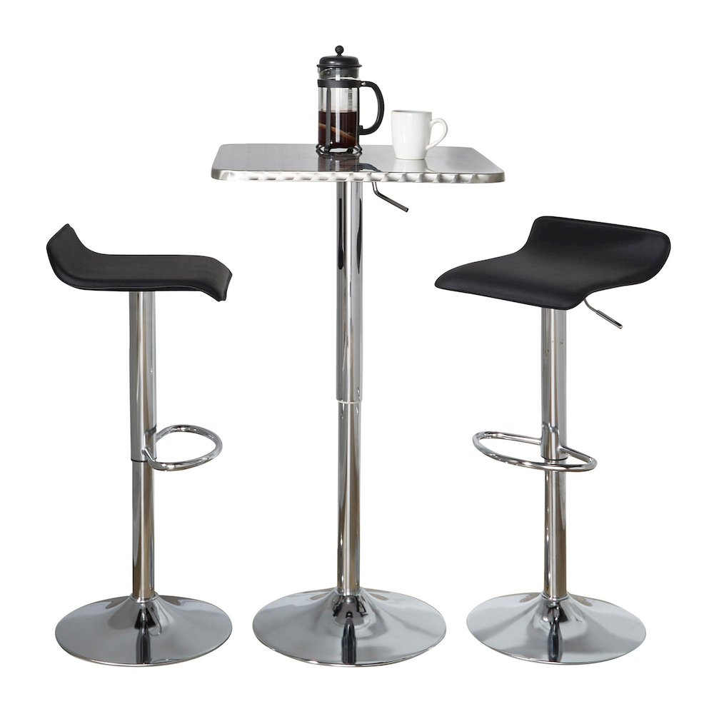 Bistro Square-Ale Bar Set - 3 Piece. Picture 2