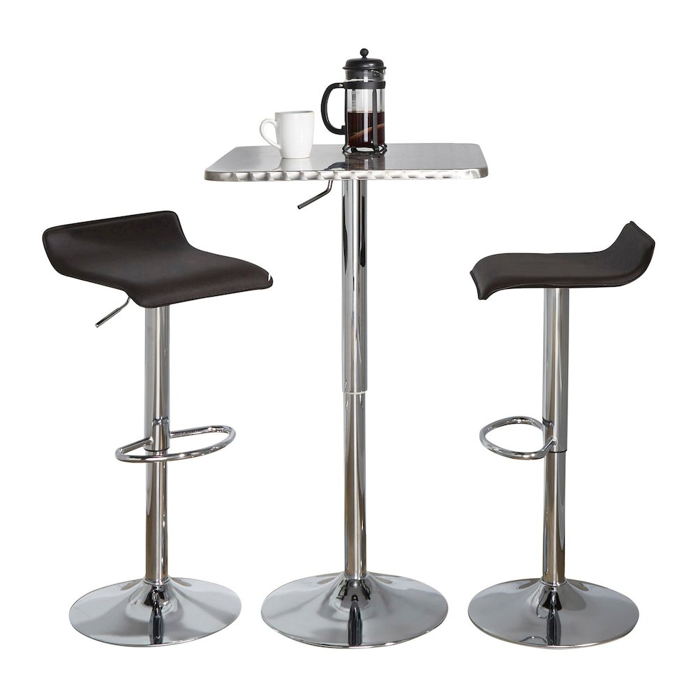 Bistro Square-Ale Bar Set - 3 Piece. Picture 2