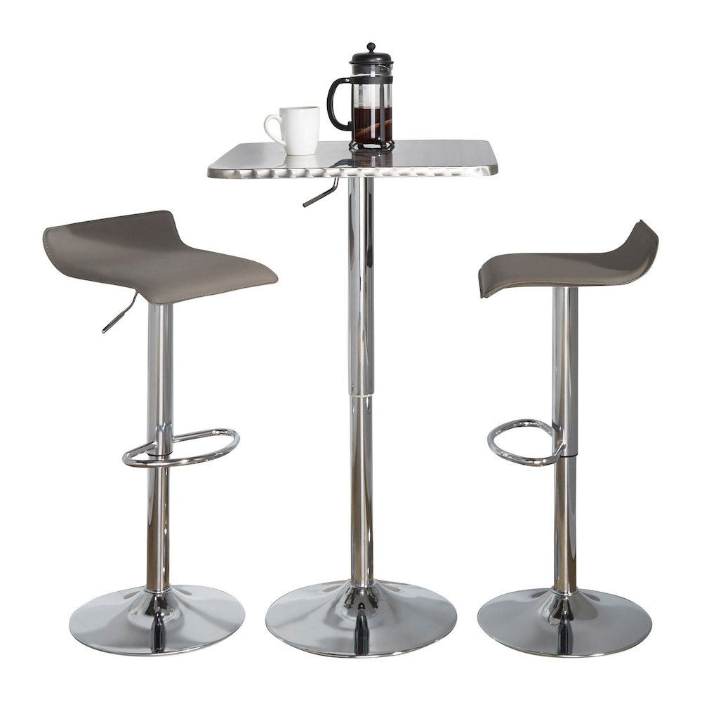 Bistro Square-Ale Bar Set - 3 Piece. Picture 1