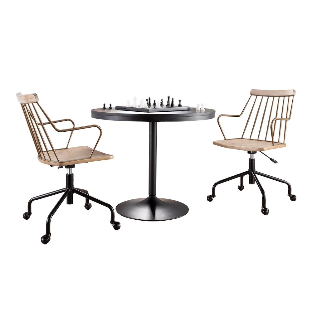 Dakota-Preston Dining Set - 3 Piece. Picture 2