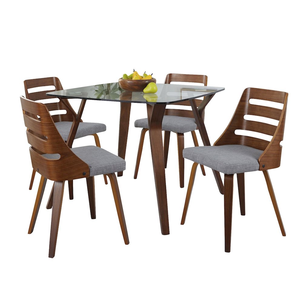 Folia-Trevi Square Dining Set - 5 Piece. Picture 1