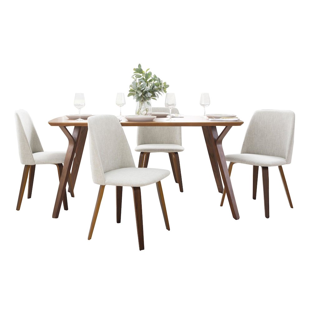 Folia-Toriano Dining Set - 5 Piece. Picture 1