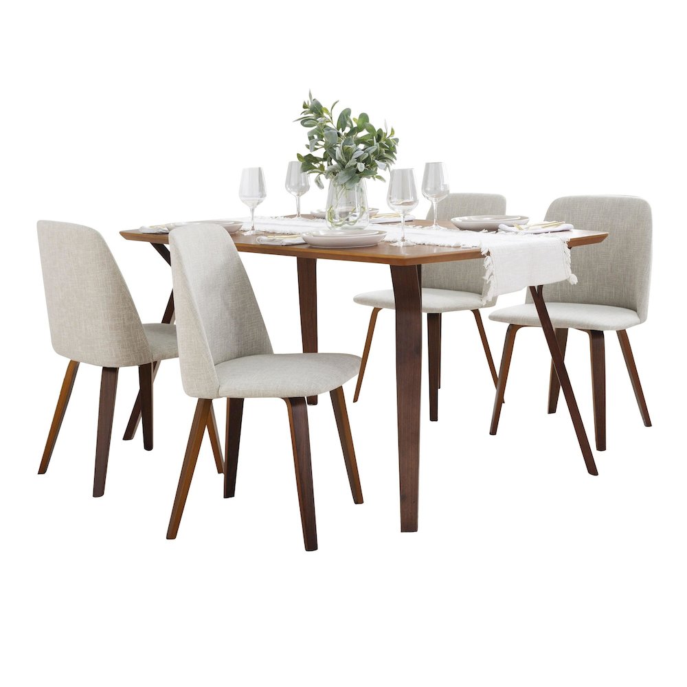 Folia-Toriano Dining Set - 5 Piece. Picture 2
