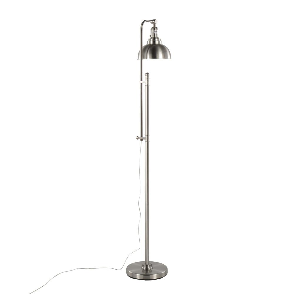 Nickel Emery Floor Lamp. Picture 4