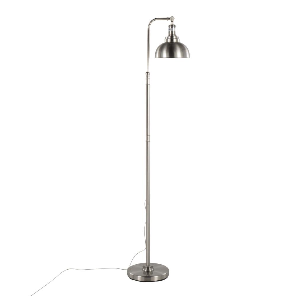 Nickel Emery Floor Lamp. Picture 3