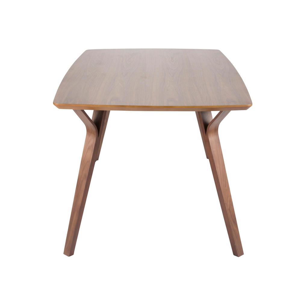 Walnut Wood Folia Dining Table. Picture 2