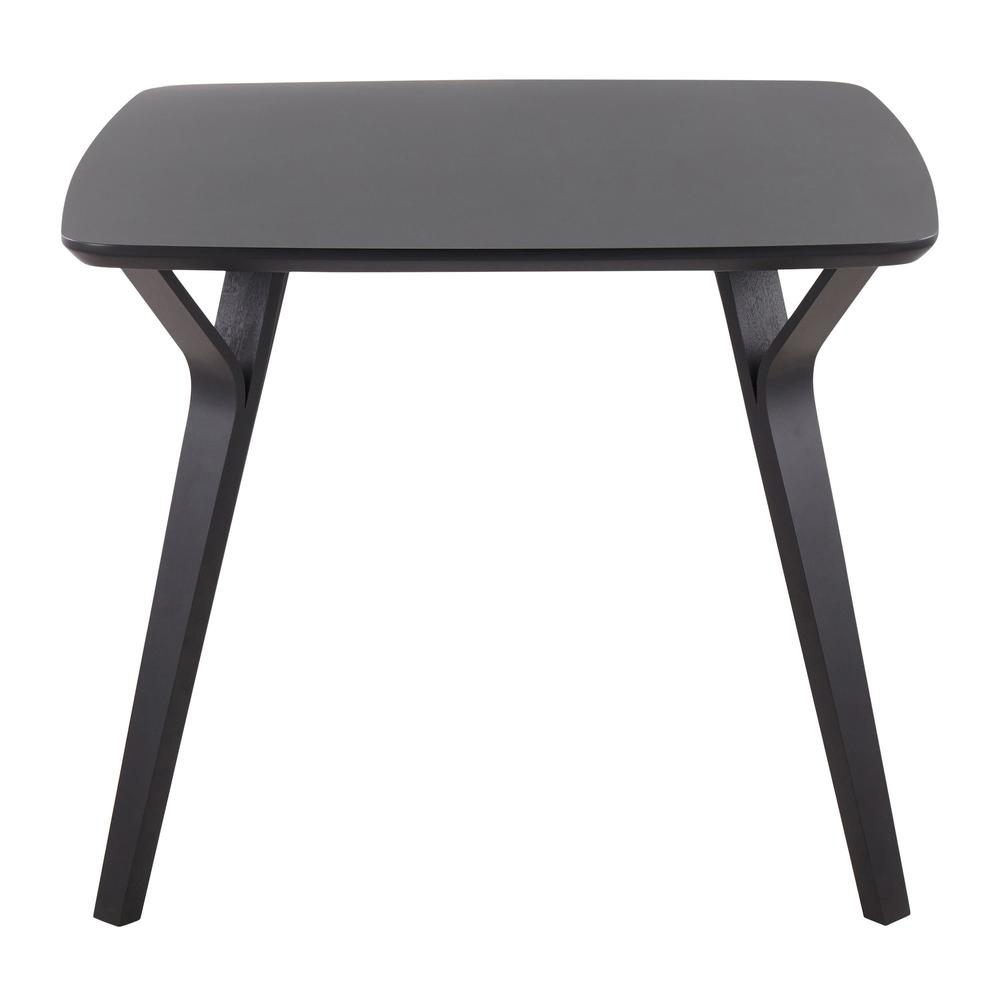 Black Wood Folia Dinette Table. Picture 3