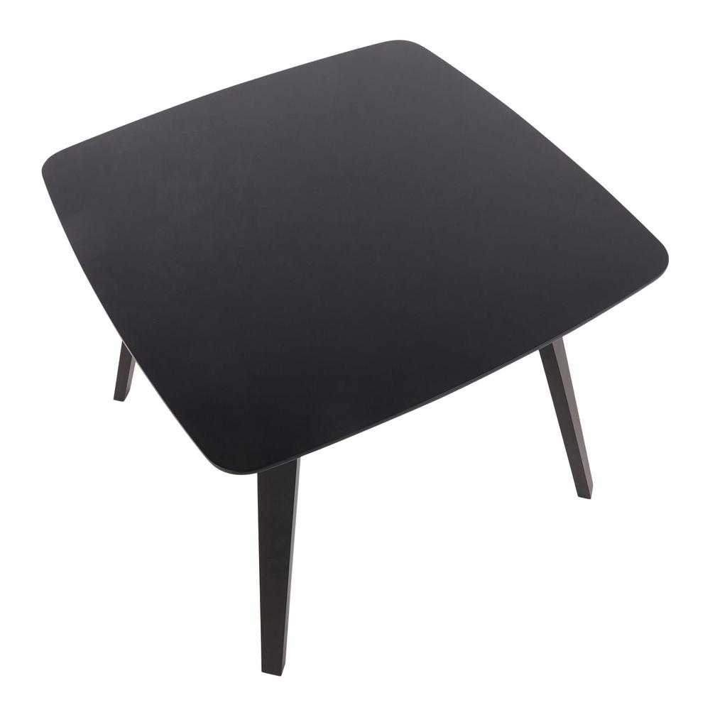 Black Wood Folia Dinette Table. Picture 4