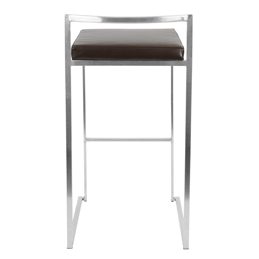Brown Fuji Stacker Barstool - Set of 2. Picture 5
