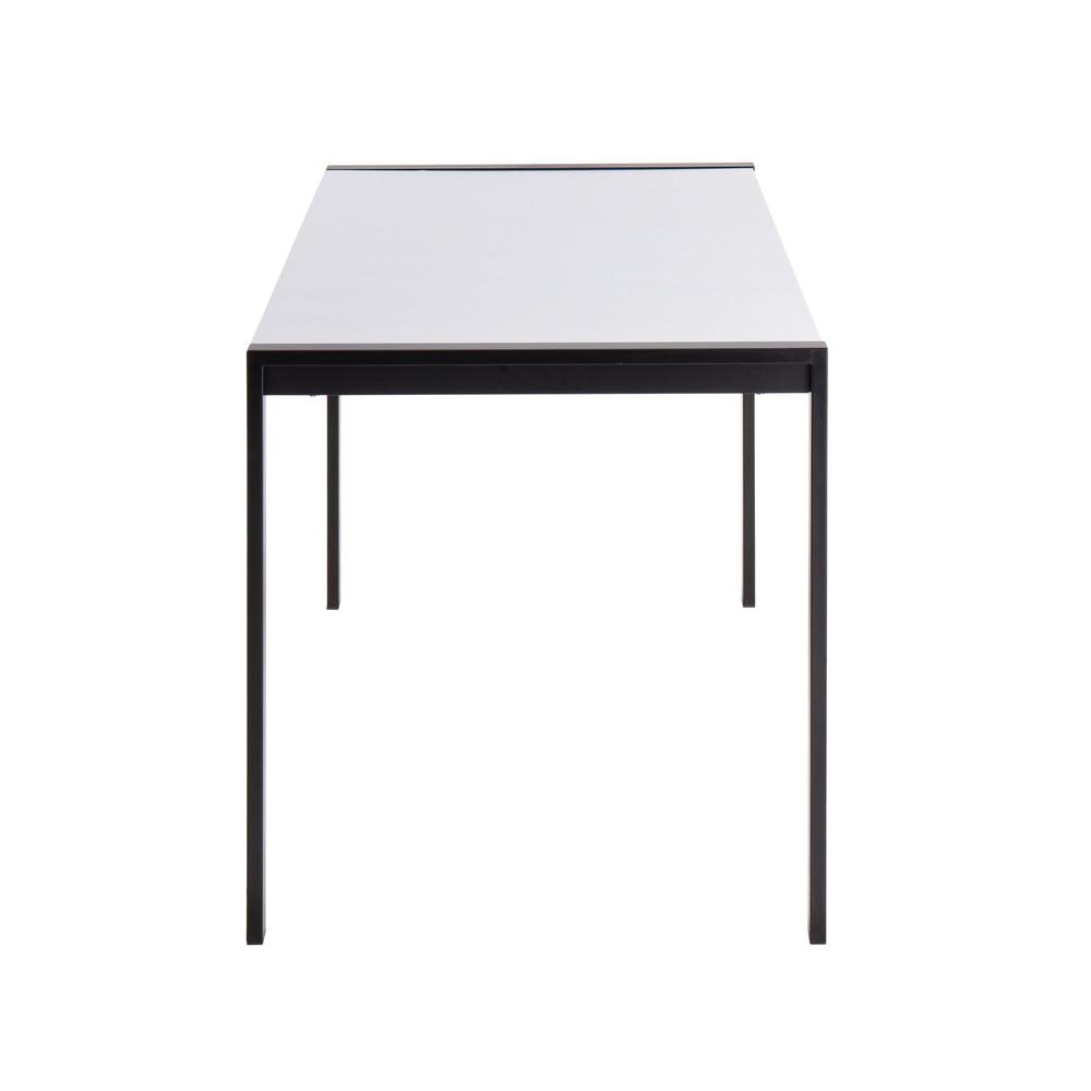 Black Metal, White Wood Fuji Dinette Table. Picture 2