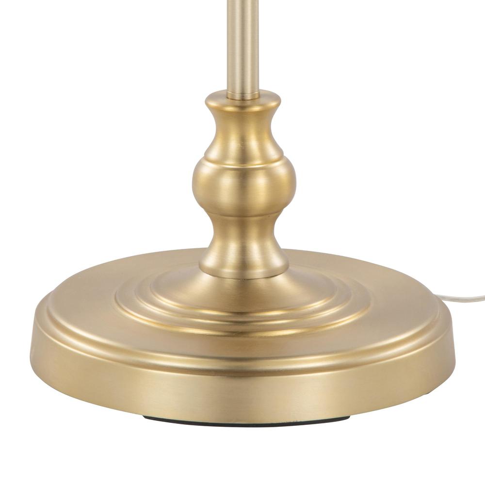 Gold Metal Emery Reader 64" Metal Floor Lamp. Picture 8