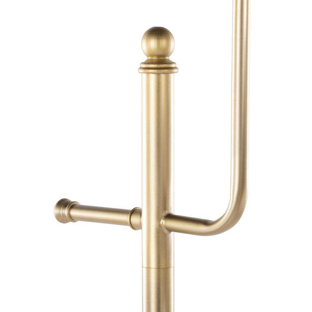 Gold Metal Emery Reader 64" Metal Floor Lamp. Picture 9