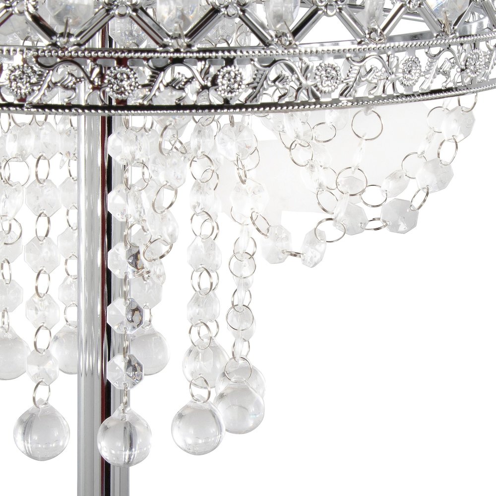 Droplets Sleek 60" Metal Floor Lamp. Picture 4