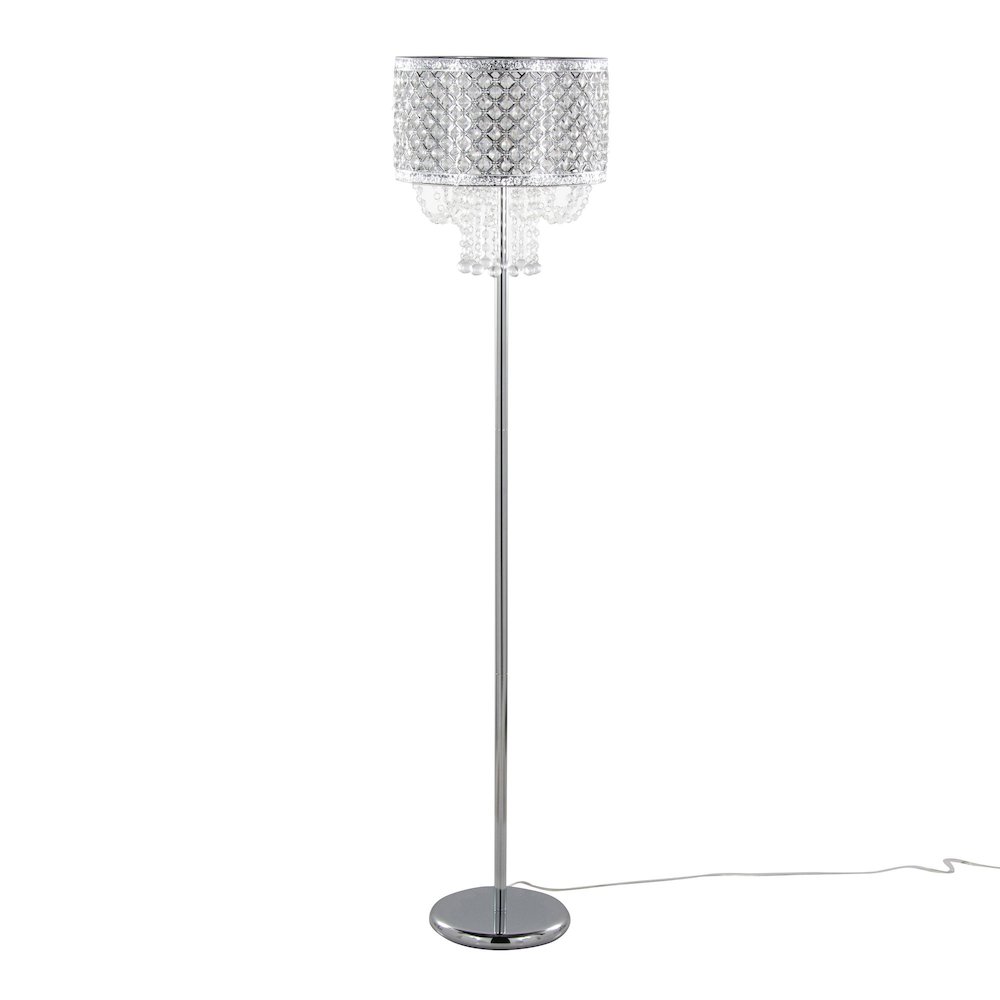 Droplets Sleek 60" Metal Floor Lamp. Picture 2