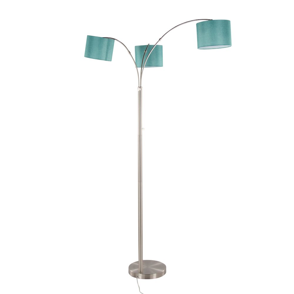 Willow Trio 84" Metal Floor Lamp. Picture 2