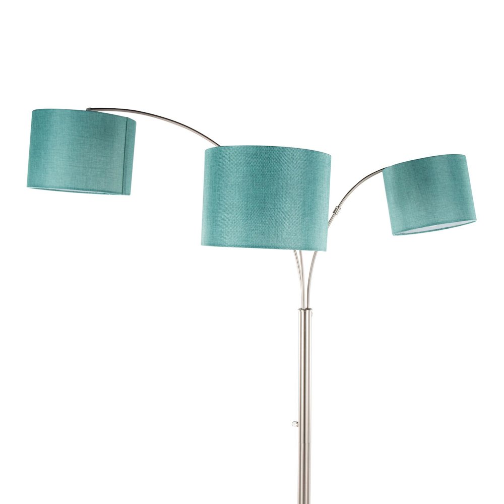 Willow Trio 84" Metal Floor Lamp. Picture 4