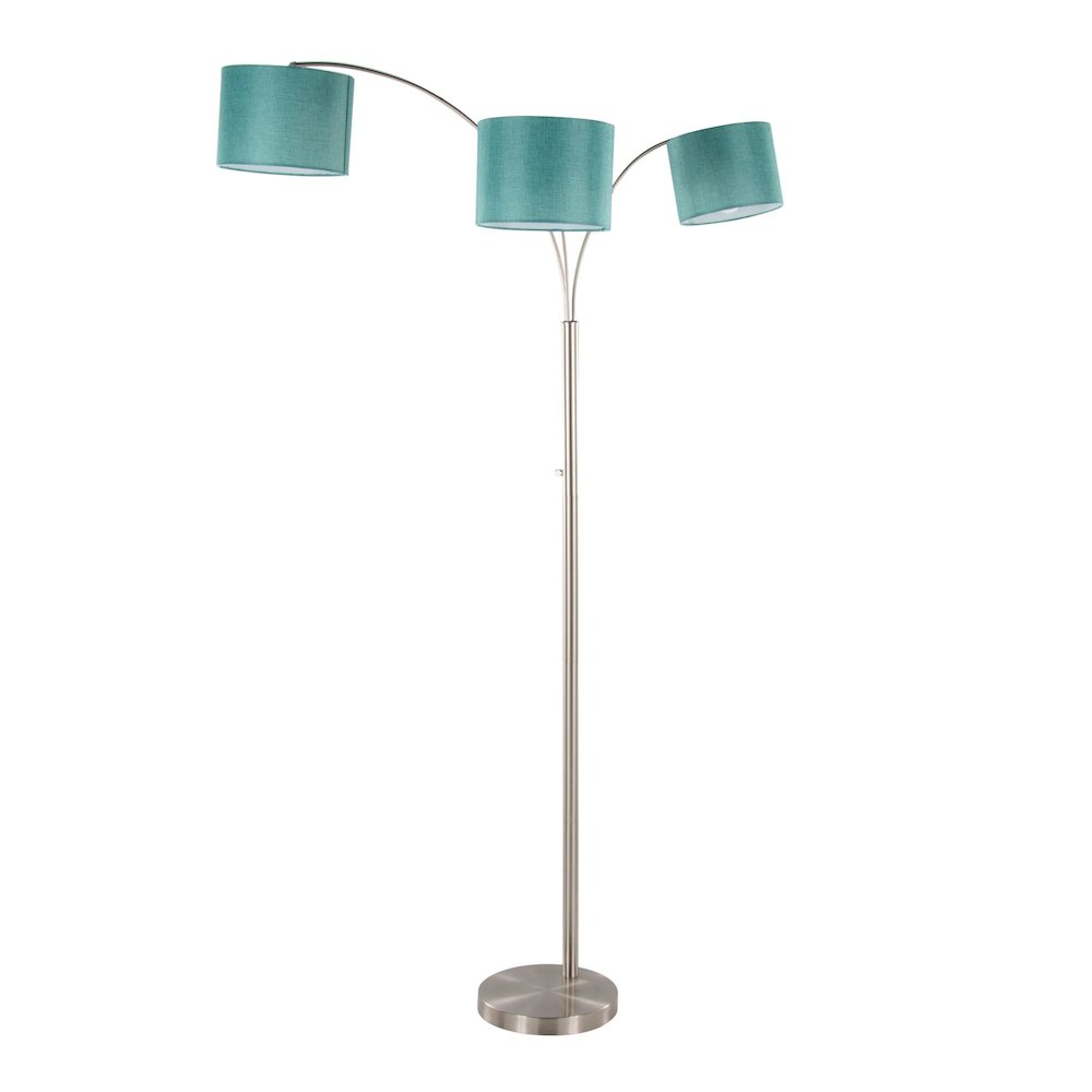 Willow Trio 84" Metal Floor Lamp. Picture 1