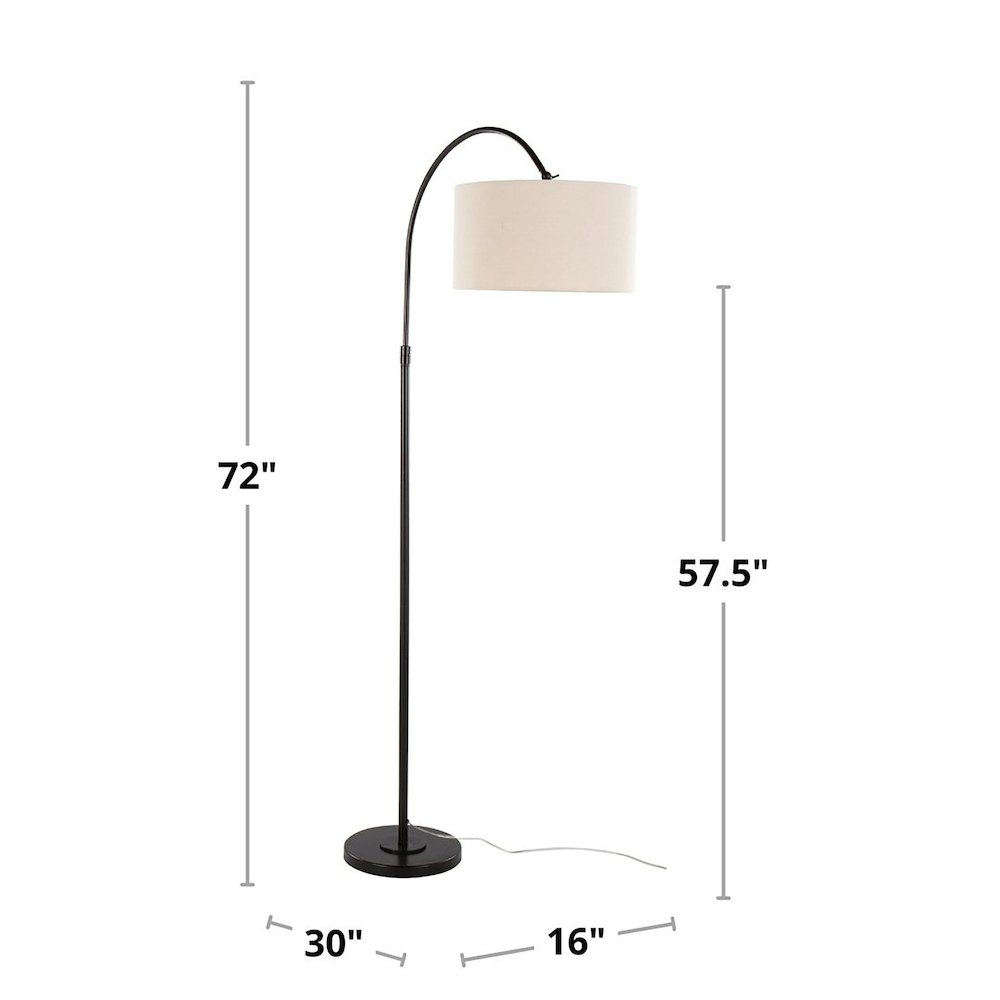 April 72" Metal Floor Lamp. Picture 2