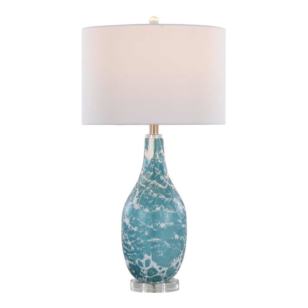 Rocca 29" Glass Table Lamp - Set of 2. Picture 2