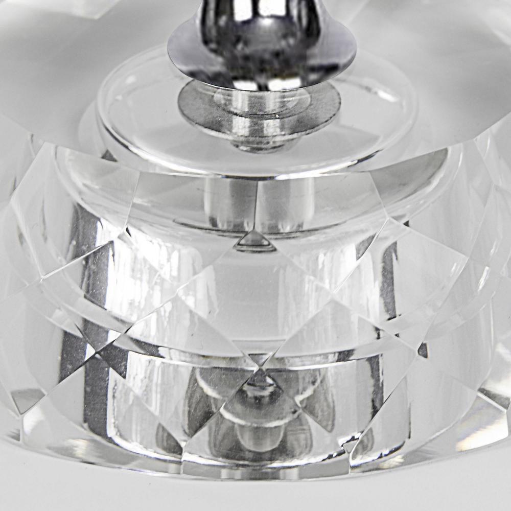 Clear Diamond Torch 25.75" Crystal Table Lamp - Set of 2. Picture 5