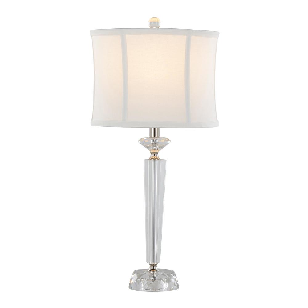 Clear Diamond Torch 25.75" Crystal Table Lamp - Set of 2. Picture 2