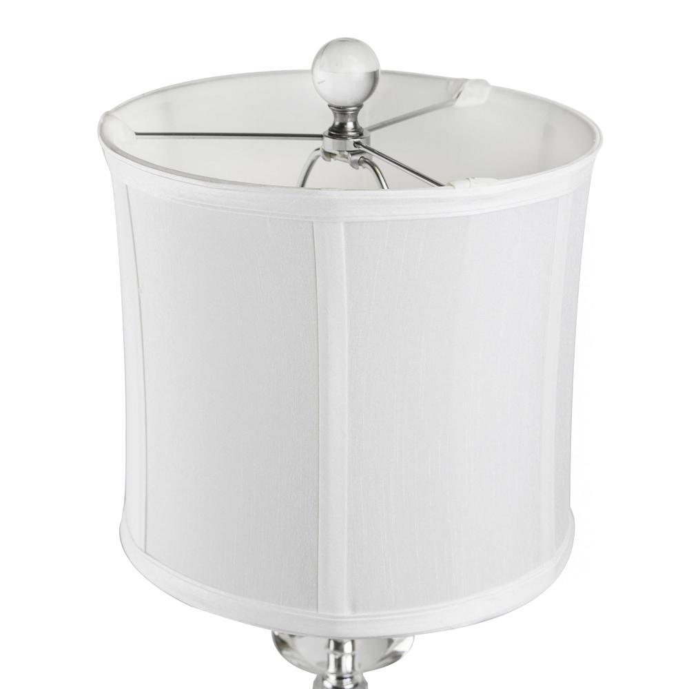 Clear Karat 25.5" Crystal Table Lamp - Set of 2. Picture 4