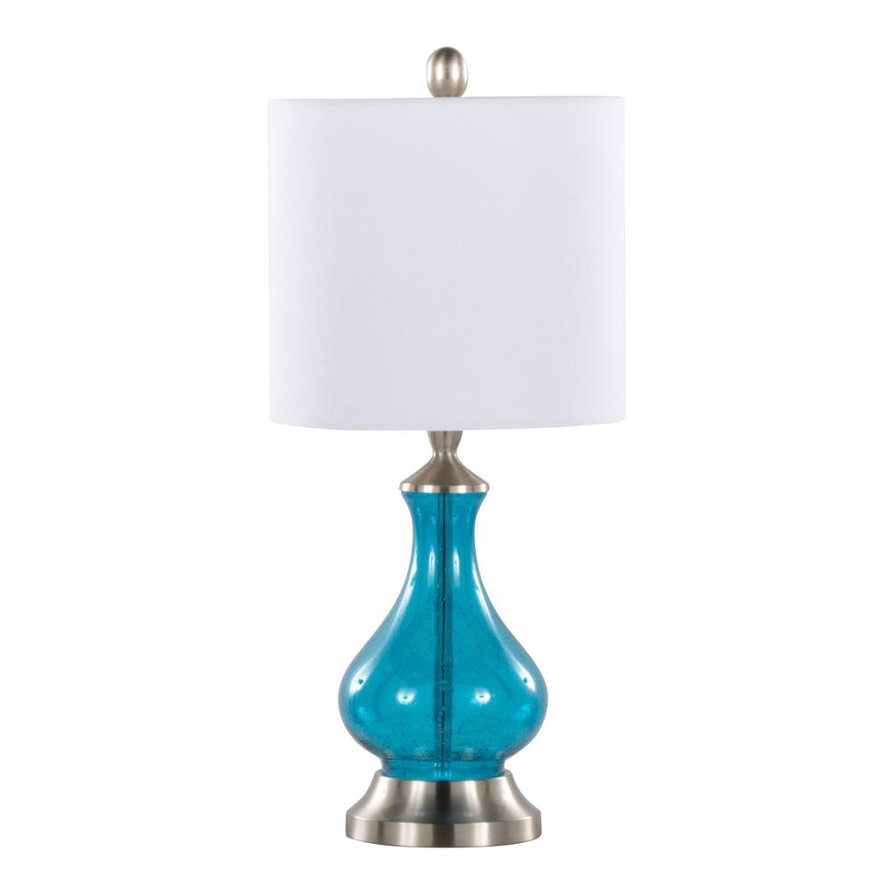 Jasmine 22" Glass Accent Lamp. Picture 2