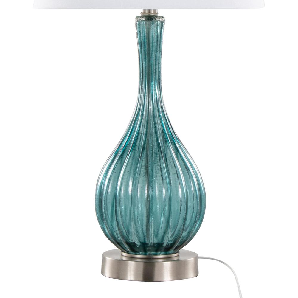 Clear Jenny 27" Glass Table Lamp - Set of 2. Picture 4