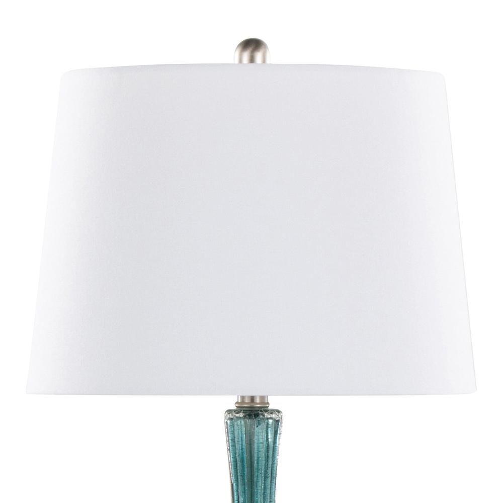 Clear Jenny 27" Glass Table Lamp - Set of 2. Picture 5
