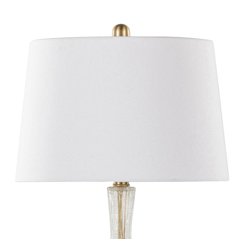 Clear Jenny 27" Glass Table Lamp - Set of 2. Picture 5