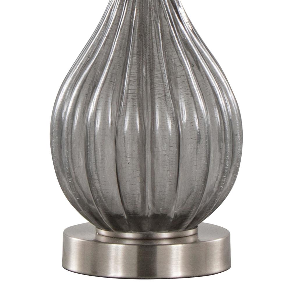 Clear Jenny 27" Glass Table Lamp - Set of 2. Picture 4