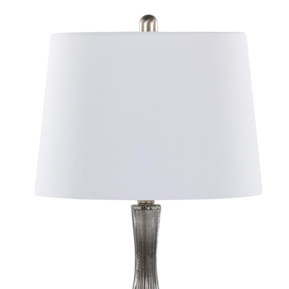 Clear Jenny 27" Glass Table Lamp - Set of 2. Picture 5