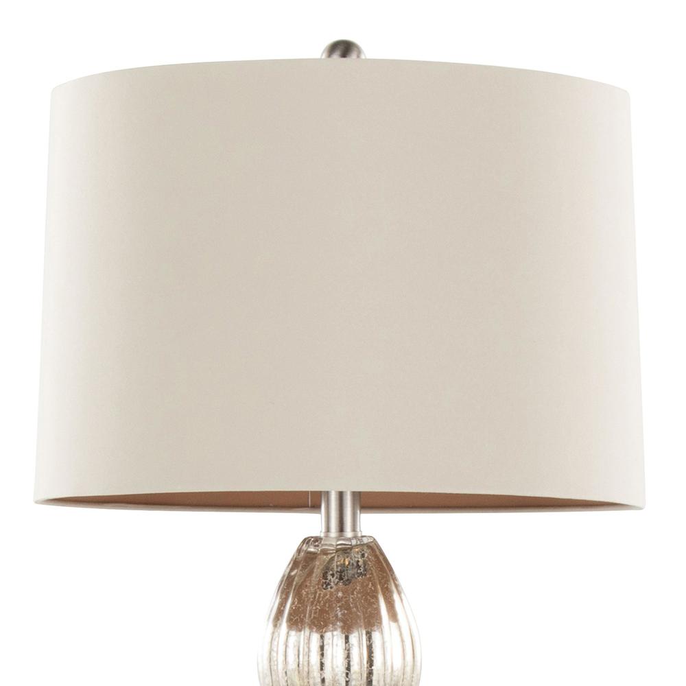 Clear Spade 30" Glass Table Lamp - Set of 2. Picture 5