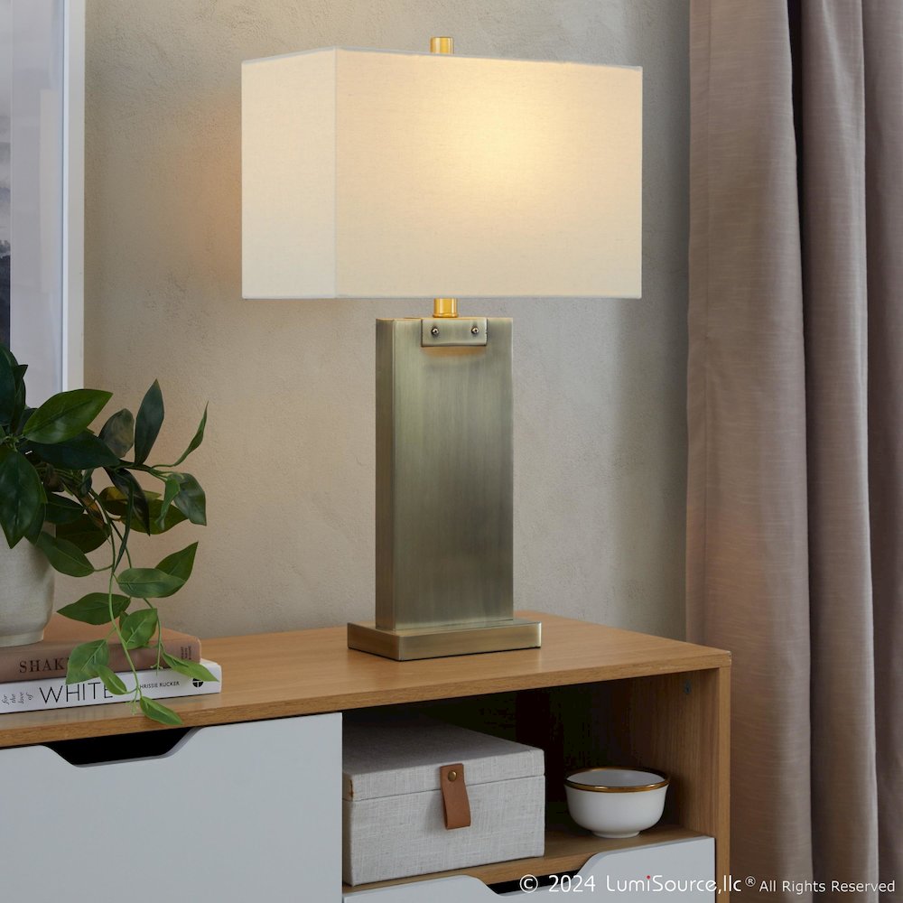 Royce 26" Metal Table Lamp - Set of 2. Picture 11