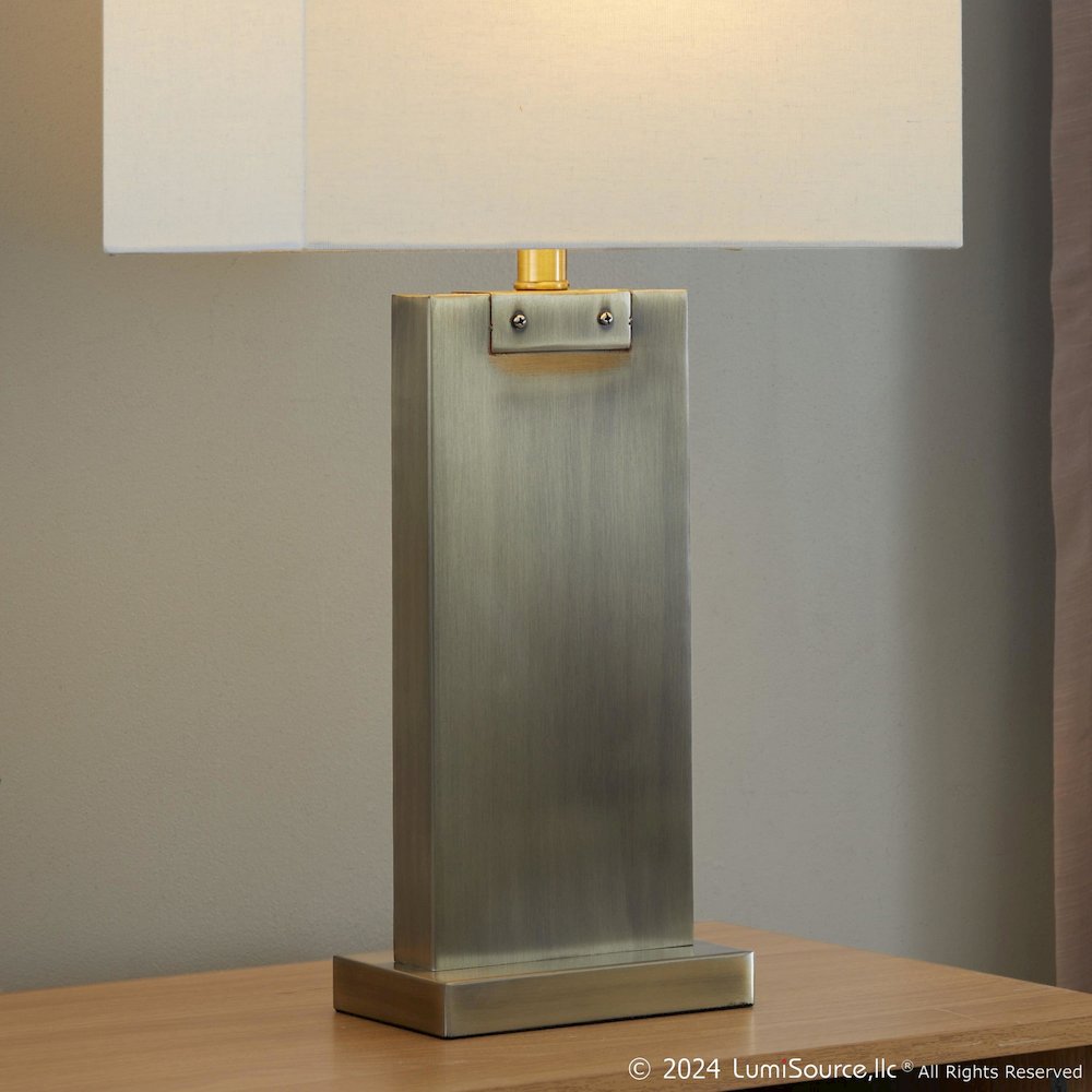 Royce 26" Metal Table Lamp - Set of 2. Picture 12